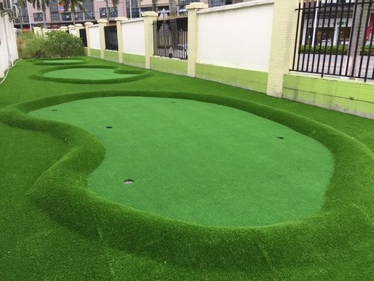 DORELOM 15mm وضع العشب الخضراء الاصطناعية للغولف 4 * 25m عرض كومة كل الأحوال الجوية