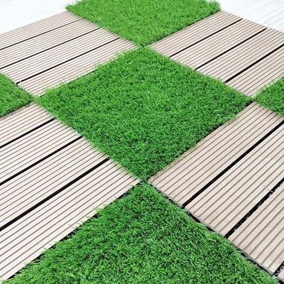 التجارية العشب الاصطناعي العشب بلاط التداخل تصميم 3/8 بوصة مقياس DIY الحيوانات الأليفة العشب غطاء