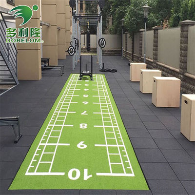 أرقام مرموقة دوريلوم PE Gym سجادة العشب الاصطناعي للتدريب الليلي ومسار السلة