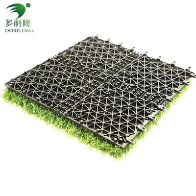 بلاط العشب الاصطناعي 30x30cm 3cm الطويل حشائش خضراء مناسبة للداخل والخارج