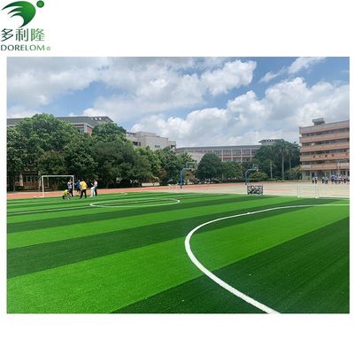 بلاط العشب الاصطناعي الأصفر الأخضر الأحمر لحديقة كرة القدم والأرضية الرياضية