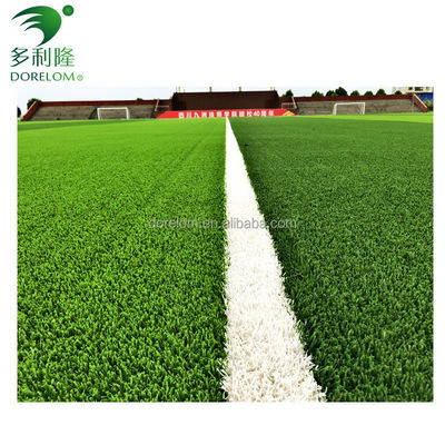 ارتفاع الكومة 40-60mm و 10500 غرز / m2 كرة القدم العشب الاصطناعي لكرة القدم
