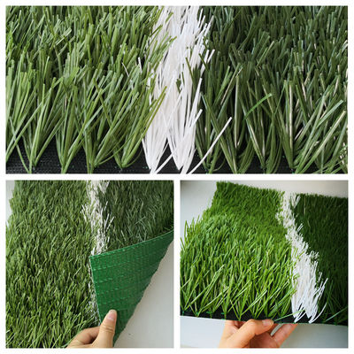 شهادة ISO14001 40mm/50mm/60mm العشب الاصطناعي لميدان كرة القدم أفضل خيار