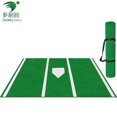 PE مونوفيلامنت PP الألياف المتعرجة لعبة البيسبول المضرب وسادة العشب الاصطناعي
