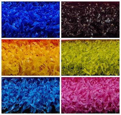 10-15 ملم ارتفاع كومة العشب الاصطناعي الأخضر لأرضيات رياضة الرياضة من المصنعين